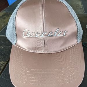 Rose gold Chevrolet hat